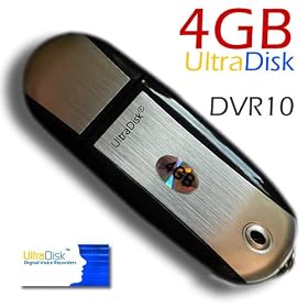 UltraDisk 4GB DVR10 mini Digital Voice Recorder USB Memory Stick NEW version 2012