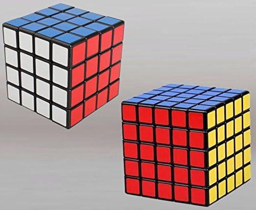 Rubik Rubix Magic Cube Ultra-Smooth Advanced Pack Set Bundle 4x4 5x5, New: A brand-new,