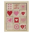 Martha Stewart Crafts Wood Stamp Set Valentines Day  Hearts