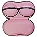 Wrapables Racy Bra Lingerie Travel Case with Inside Pocket, Light Pink