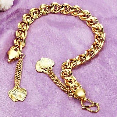 ZHYU Beautiful Jewelry 18 K Elegant Noble Lady Love Bracelet