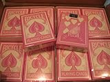 IMAGE OF Lot 24 Bicycle Pink on Pink Logo Playing Cards