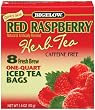 Bigelow Red Raspberry Iced Tea, 8-Count Boxes (Pack of 6)