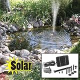 SOLAR POWERED FOUNTAIN