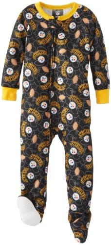 Pittsburgh Steelers Baby Blanket Sleeper - Black