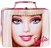 Barbie All Dolled Up Metal Box with Handle, 6 x 7-5/8 x 2-1/4 Inches