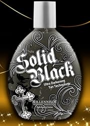 Millenium Tanning New Solid Black Bronzer Tanning Bed Lotion, 100x, 13.5-Ounce