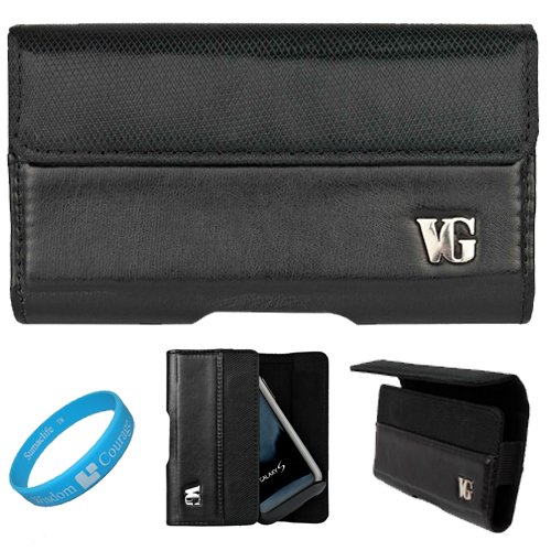 black portola leather holster carrying case with fixed belt clip and magnetic cl cheap price