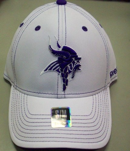 Minnesota Vikings Structured Flex Fitted Reebok Hat Size S/M