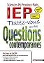 Testez-vous sur les questions contemporaines - Concours 2011 Th�mes 2011 L'argent Les fronti�res