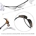 HODGSON Cycling Polarized Sunglasses for Men or Women, Extremely Light UV400 Protection Sports Glasses for Riding, Driving, Fishing, Running and Other Outdoor Activities (Silver Mirrored Dark Lens)
