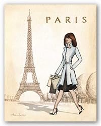 Paris by Andrea Laliberte 11"x14" Art Print Poster