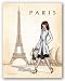 Paris by Andrea Laliberte 11"x14" Art Print Poster