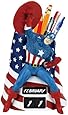 Westland Giftware Perpetual Calendar, 6-Inch, Marvel Comics Captain America Flag