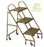 3 Step Steel Folding Ladder