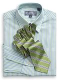 Boy's Awning Stripe Dress Shirt