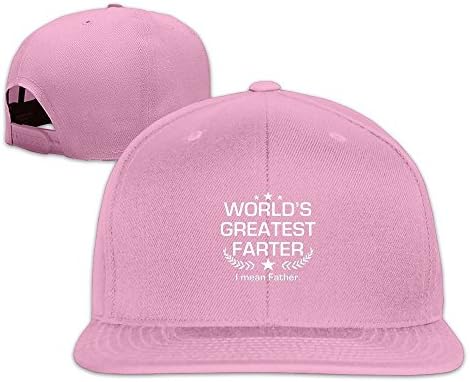 World's Greatest Farter I Mean Father Cool Flat Bill Baseball Hat Cap