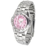 LSU Tigers Ladies Mother of Pearl Sport Metal Watch