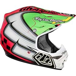 Troy Lee Designs Wing-It Air Motocross Motorcycle Helmet - Green/Pink