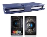 Bundle Monster Barnes & Noble Nook Genuine Leather Case Cover Jacket + Skin Art Decal Sticker + Screen Protector Ebook Accessories Combo - Fit 3G and Wifi Version