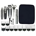 Wahl Men's Deluxe Gift Set Clipper, Trimmer & Nasal Trimmer Titanium 79305-2017