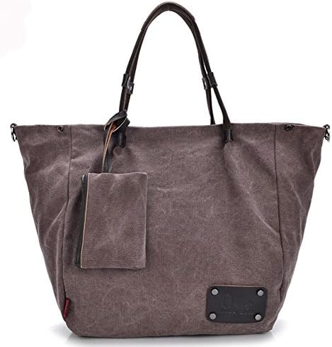 SQLP Fashion Canvas Handbags Totes Bags (gray)