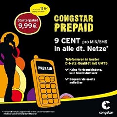 Congstar Prepaid Karte inkl. 5 Euro Startguthaben