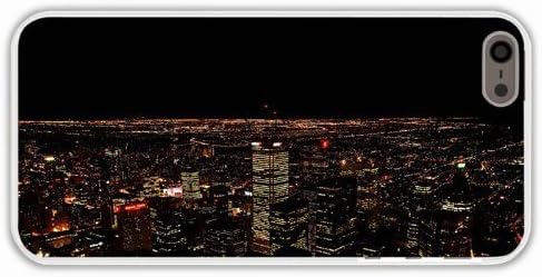 Tailor-Make Apple Iphone 5 & 5S Phone Cases City City Night Light Top View Of Romantic Gift Transparent Cell Phone...