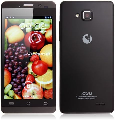 JIAYU G3 Smart Phone 4.5 Inch IPS Retina Screen Android 4.0 MTK6577 3G GPS Dual Sim Card Dual Standby Dual Camera Bluetooth GPS 1280 x 720 pixels WiFi- Black