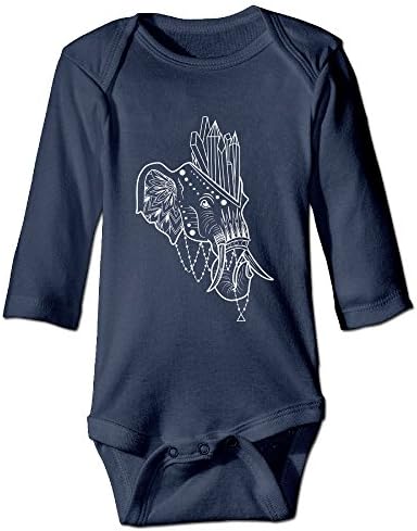 Unisex New Arrival Elephant Face Animal Lover Baby Onesie Bodysuit