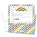 MyExpression 20 cnt Rainbow Fill in Thank You Cards and Envelopes