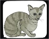 Mouse Pad with kitten, abyssinian, cat, feline