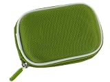 rooCASE Nylon Hard Shell (Green) Case with Memory Foam for Canon Powershot SD990IS Digital Camera Silver