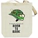 Canvas Tote Bag Beige " Sussex Spaniel / BORN TO BARK " Dogs