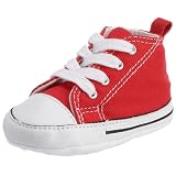Converse First Star Toile, Basket mode mixte b&Atilde;&copy;b&Atilde;&copy; - Rouge, 17 EU