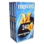 Maxell E240 M Blank Tapes