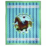 Patch Magic 50-Inch by 60-Inch Lil Yeeehaw Throw