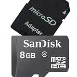Sandisk microSDHC 8GB SD変換アダプター付属　バルク品