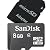 Sandisk microSDHC 8GB SD変換アダプター付属 バルク品