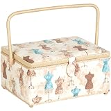 Prym Consumer USA Rectangle Sewing Basket, Forms Design