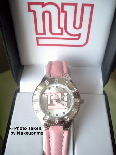 NFL New York Giants Pink Ladies Watch