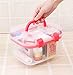 PYRUS Storage Box, Cosmetic Box Transparent Home Multilayer Medical Containers(Random Color)