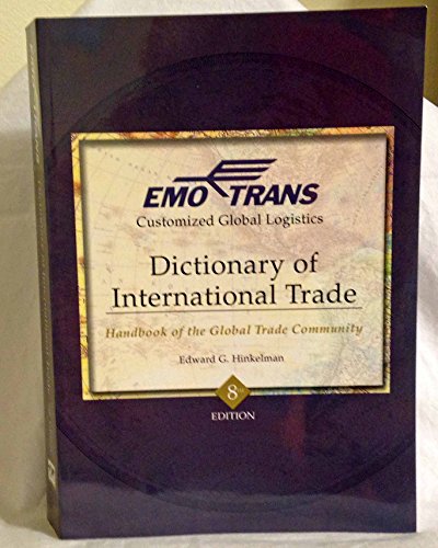 EMO TRANS Customized Global Logistics Dictionary of International Trade Handbook of the Global Trade Community 8th Edition