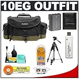 Canon 10EG Digital SLR Gadget Bag + Tripod + NB-2LH Battery + Accessory Kit ....
