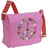 Miquelrius Agatha Ruiz de la Prada Peace & Love Pink Messenger Bag