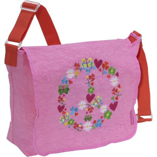 Miquelrius Agatha Ruiz de la Prada Peace & Love Pink Messenger Bag
