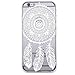 iPhone 6 Case, LUOLNH Henna Ojibwe Dream Catcher Ethnic Tribal Hard Plastic Clear Case Silicone Skin Cover for Apple Iphone 4.7 inch Screen