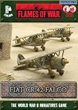 Flames Of War Italian Fiat CR.42 Falco Squadron (3 Figures, Early/Mid War)IMAGE