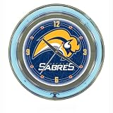 NHL Buffalo Sabres Neon Clock - 14 Dia.