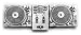 DUAL TURNTABLES MIXER Belt Buckle Vinyl DJ Hip Hop Music LP